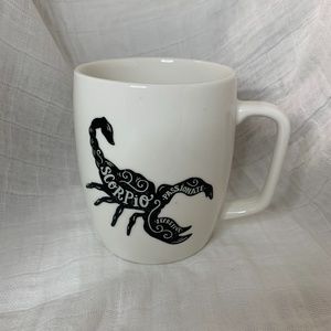 Threshold Kitchen - Double Sided Porcelin Scorpio Mug Threshold Kitchen - Double Sided Porcelin Scorpio Mug